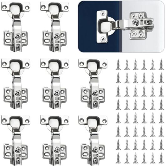 Cabinet Door Hinges - Kitchen Door Hinges with Soft Close 35mm - Kitchen Door Hinge - Furniture Hinge - For Wardrobes, Dressing Rooms and Modern