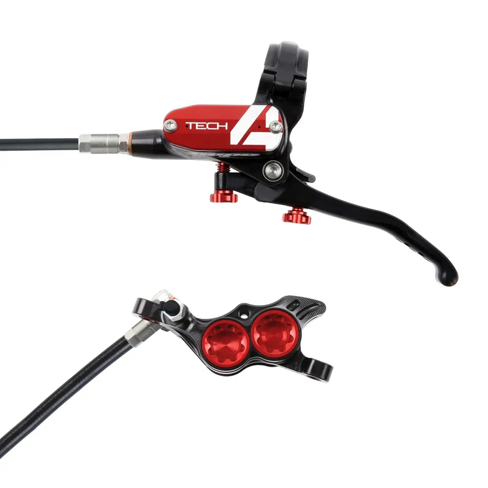 Hope Tech 4 E4 Brake Lever/Calliper Black/Red