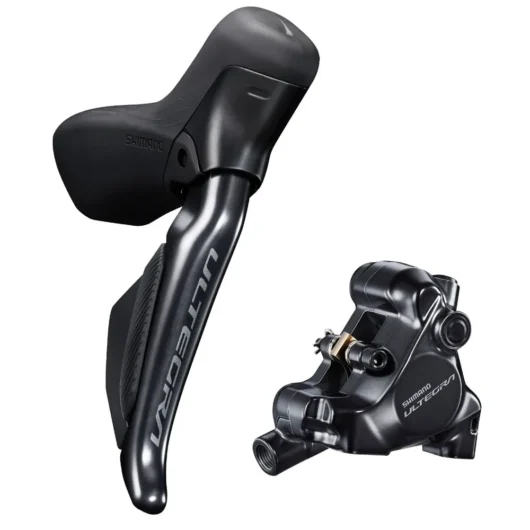 Shimano Ultegra ST-R8170 Di2 STI Hydraulic Disk Brake Lever/BR-R8170 Flat Mount Calliper Black